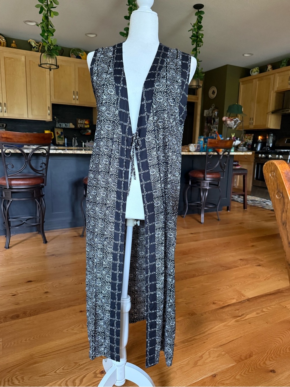Indonesian Beaded Long Vest